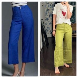 Anthropologie Collete Wide Leg Pants by Maeve